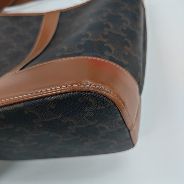 TRIOMPHE CANVAS Small Coated Canvas Brown