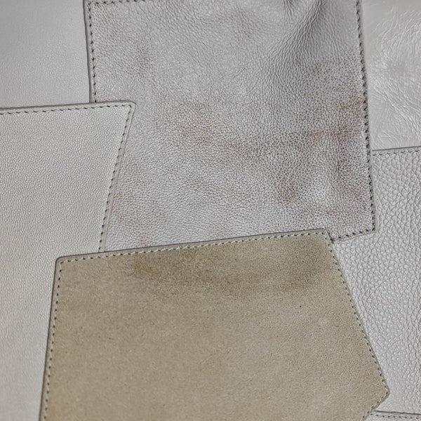 IVY Quilted Suede White