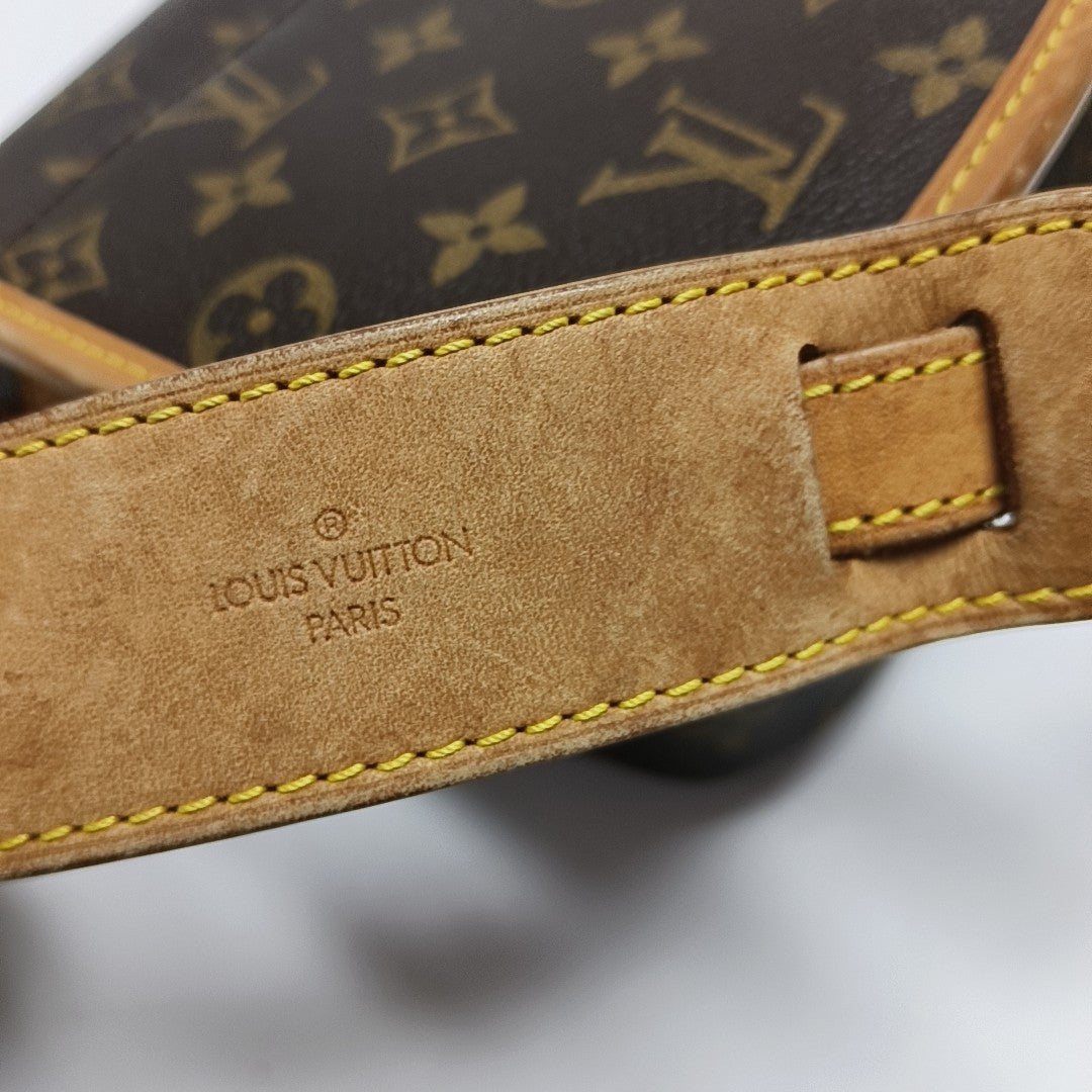 SOLOGNE PM Monogram Coated Canvas Brown