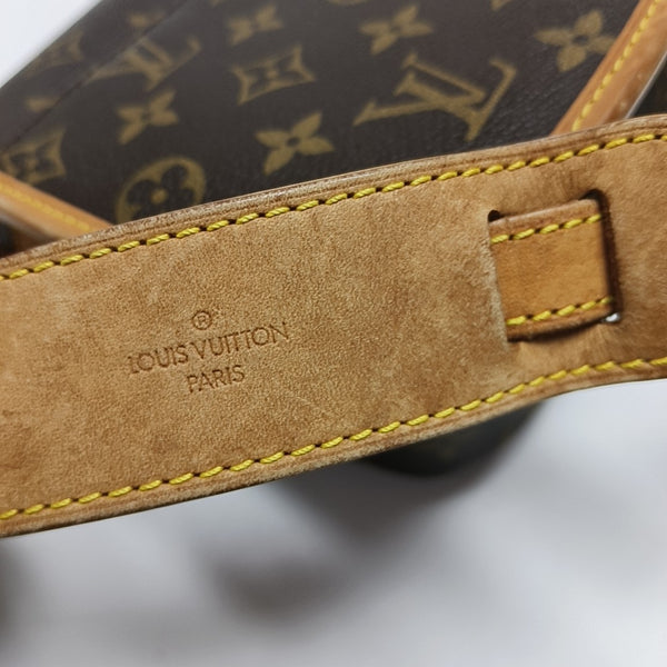 SOLOGNE PM Monogram Coated Canvas Brown