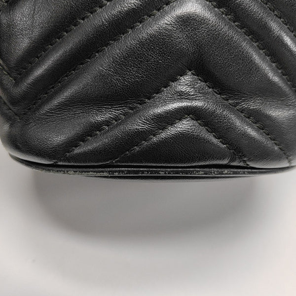 GG Marmont Mini Quilted Calfskin Black