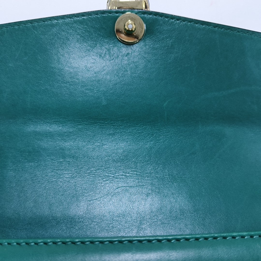 SERPENTI FOREVER Medium Calfskin Green