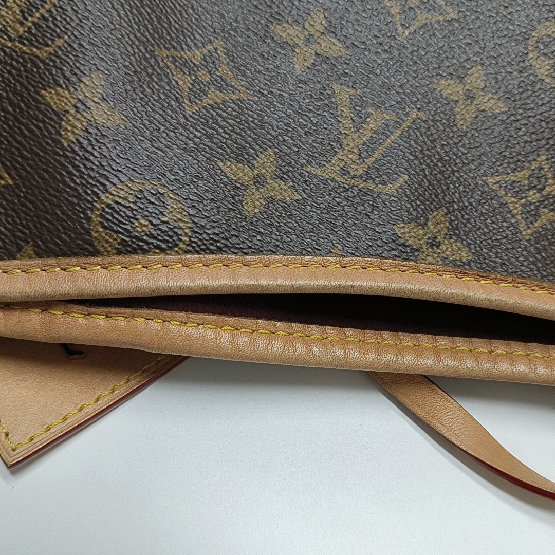 CARRYALL MM Monogram Coated Canvas Brown