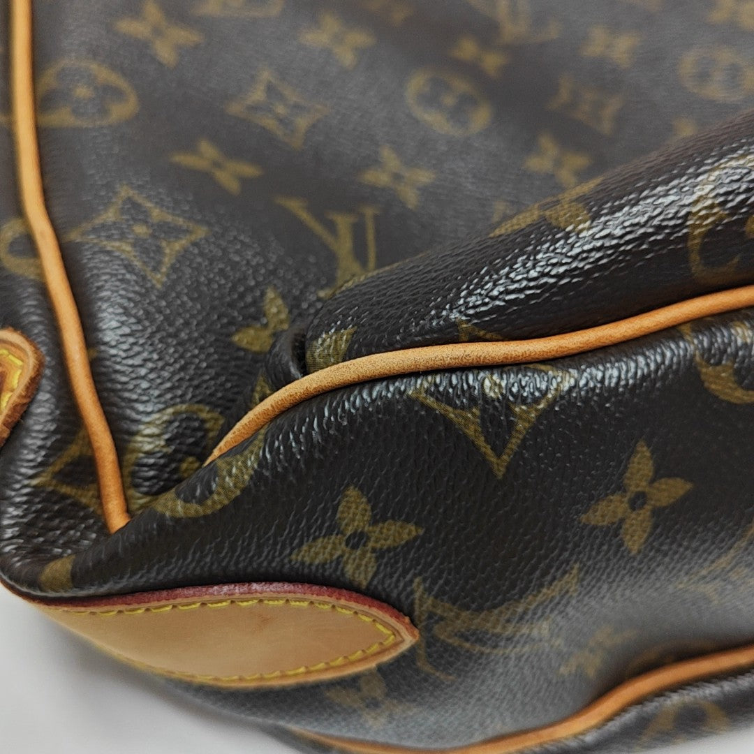 TULUM GM Monogram Coated Canvas Brown