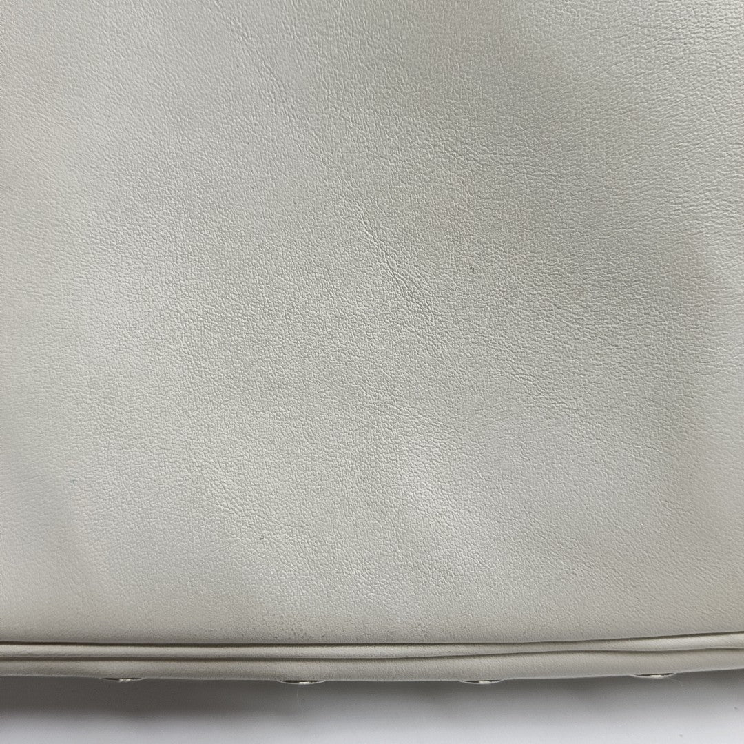 Calfskin Tote Bag White