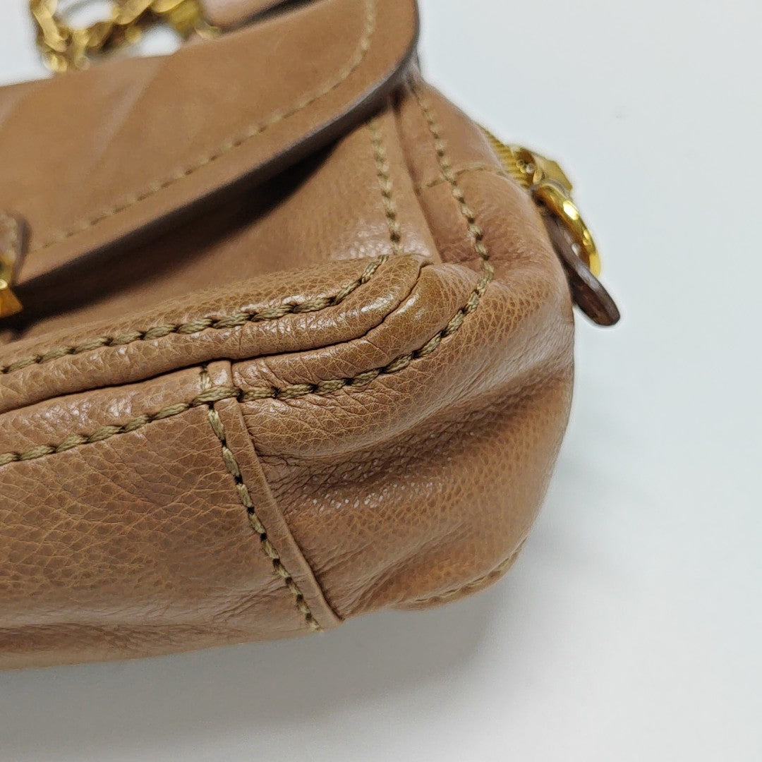 Calfskin Shoulder Bag Pink