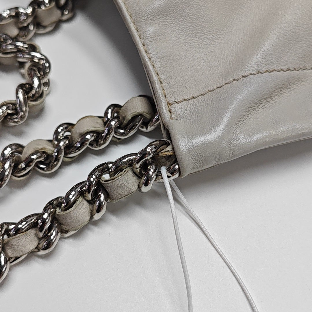 Calfskin Tote Bag Gray