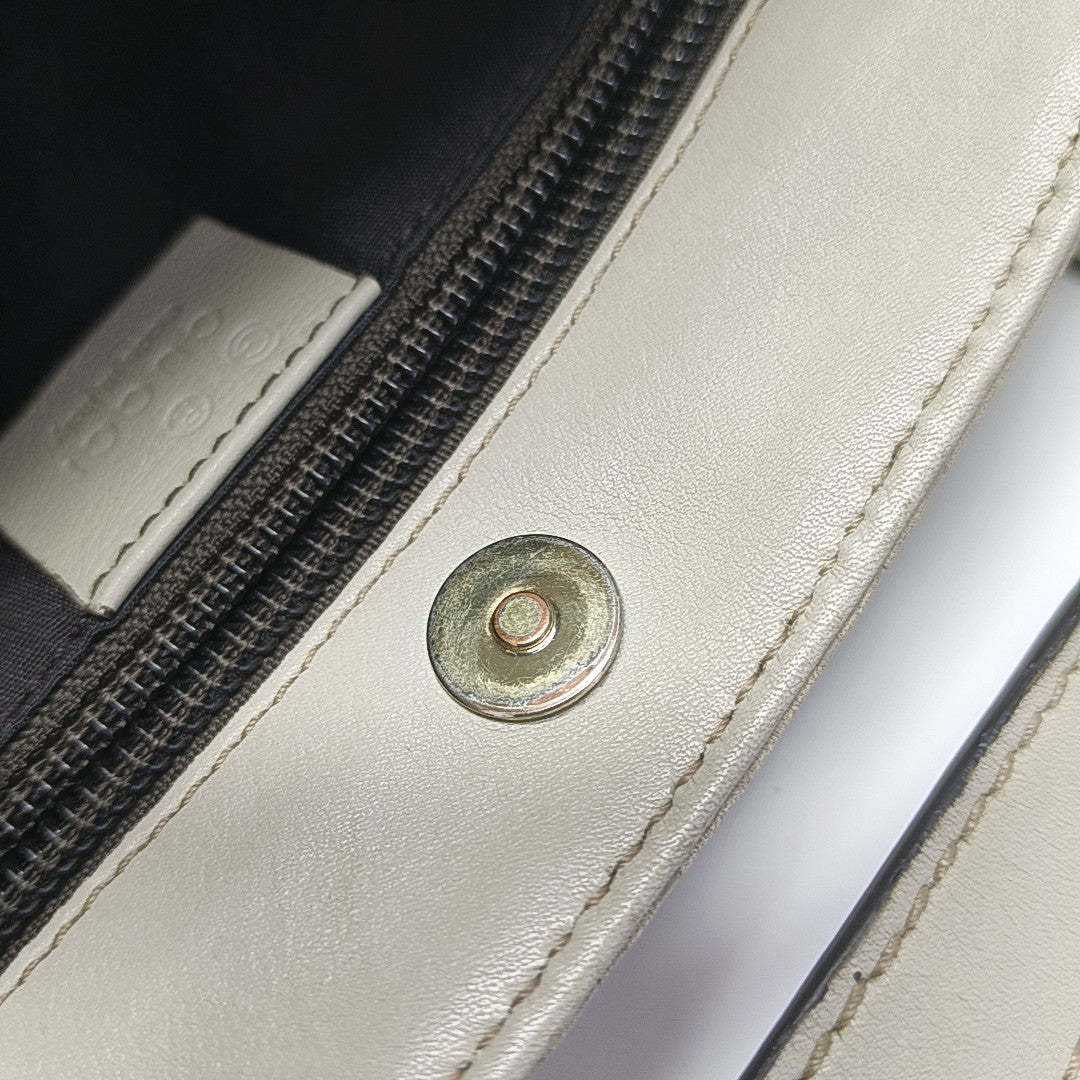 Ligne Shima Monogram Calfskin Beige