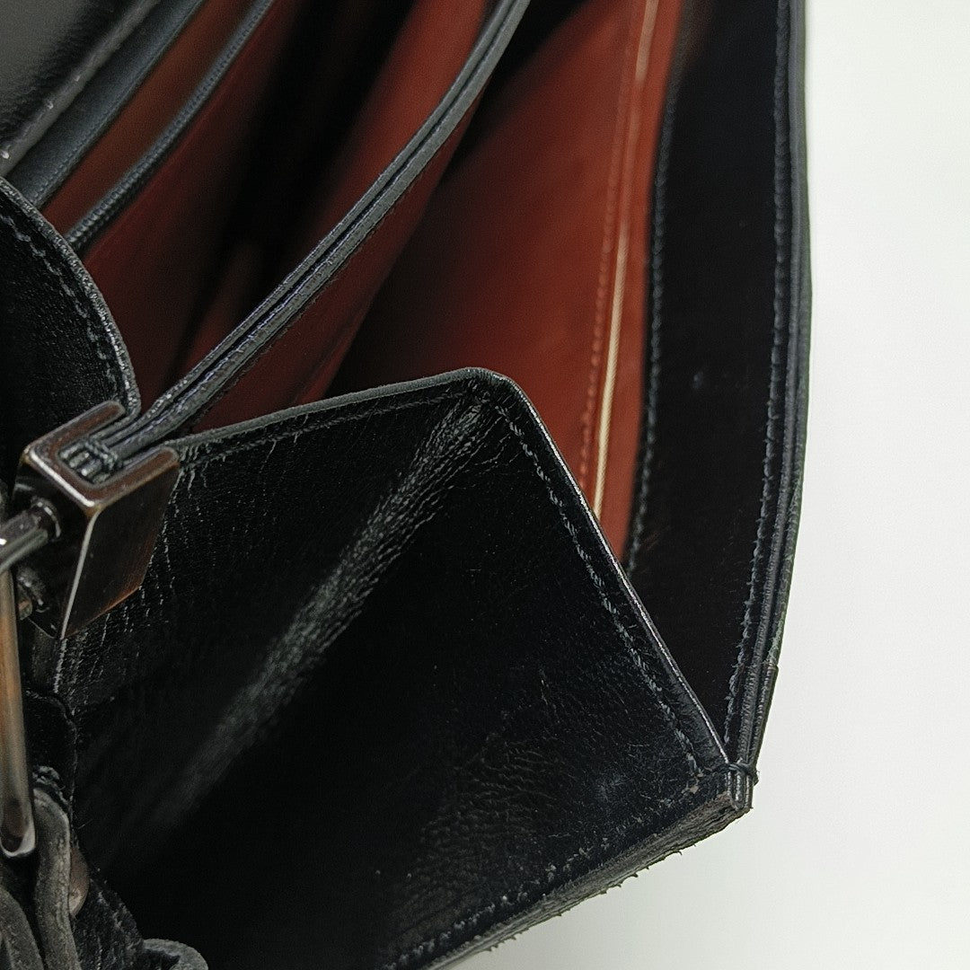 Calfskin Shoulder Bag Black