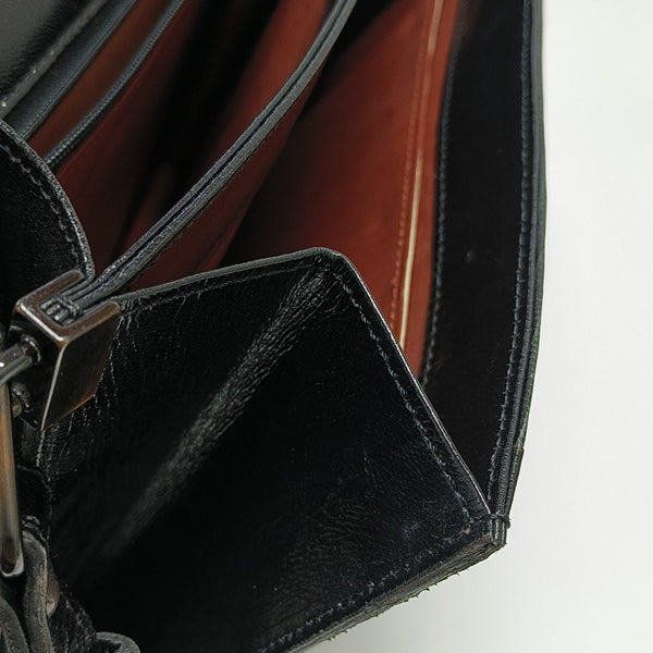 Calfskin Shoulder Bag Black
