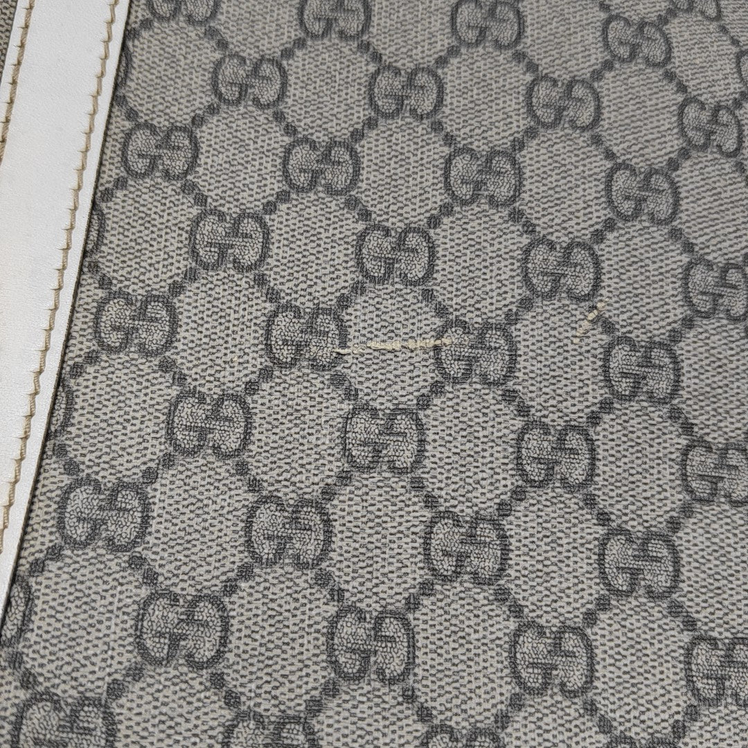 Microguccissima Monogram Coated Canvas Black