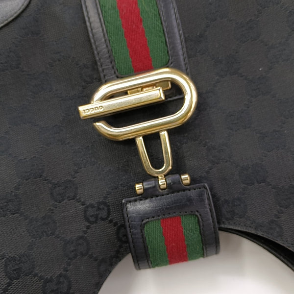 Monogram Canvas Top Handle Bag Black