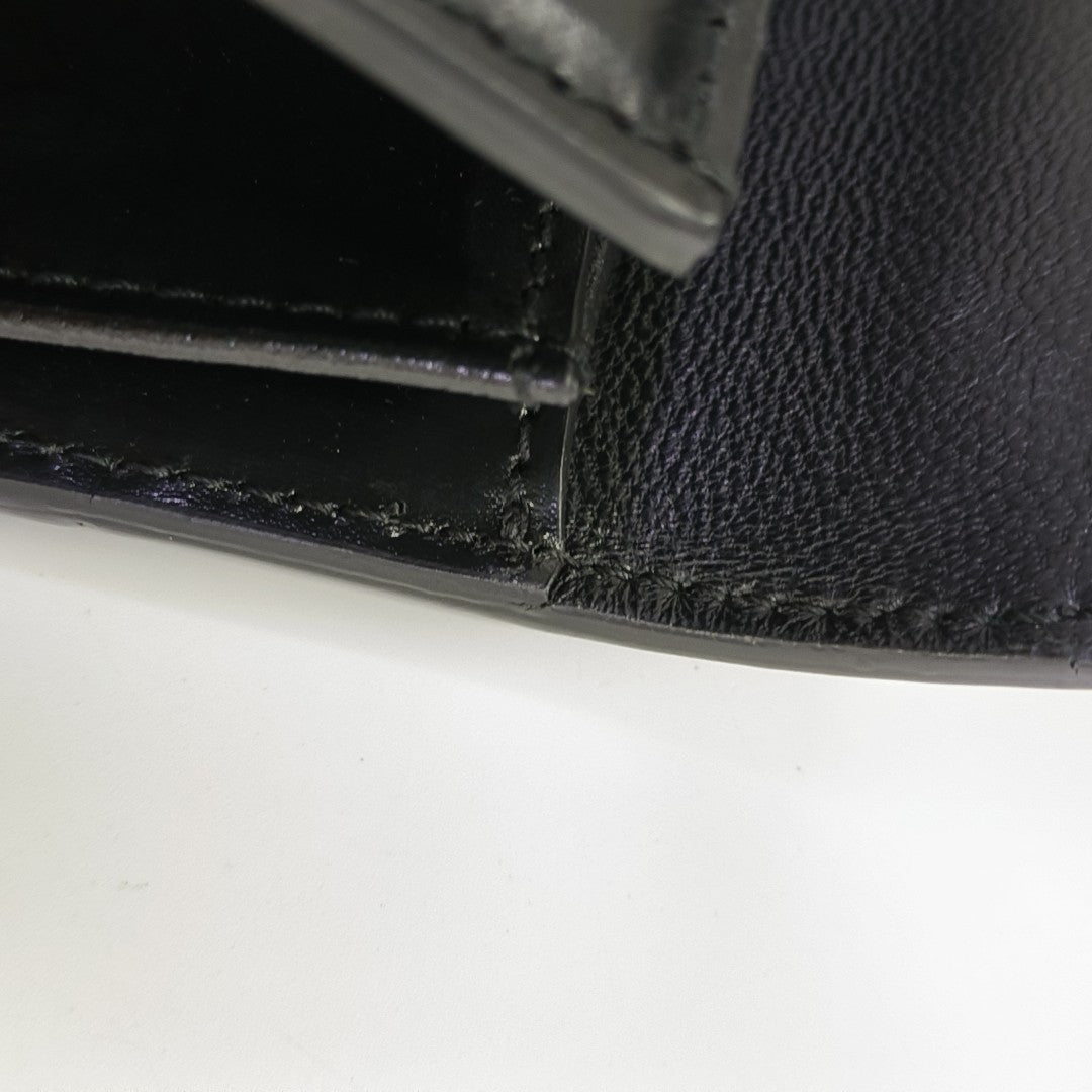 Hourglass Small Calfskin Black