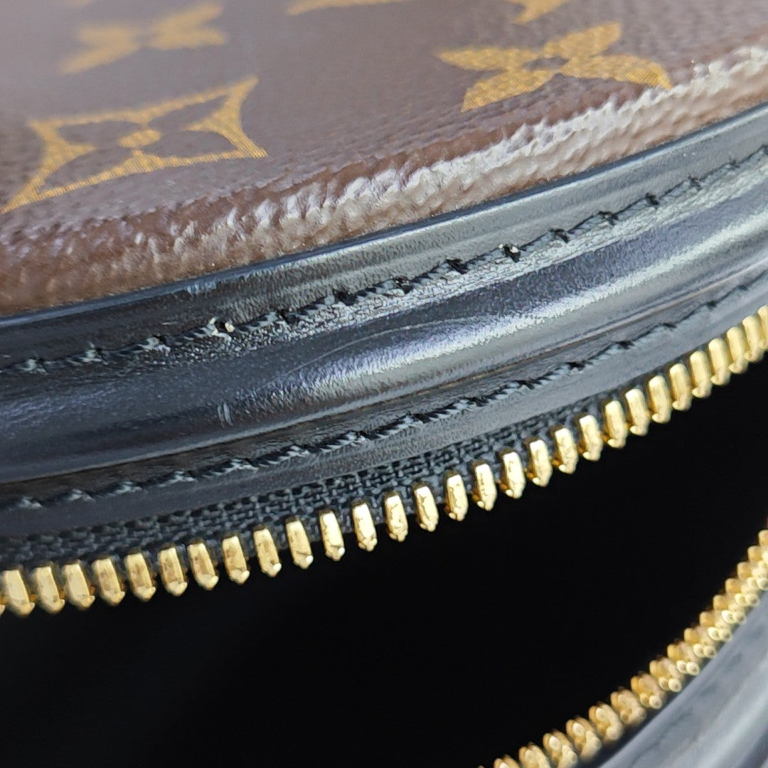CANNES PM Monogram Coated Canvas Brown