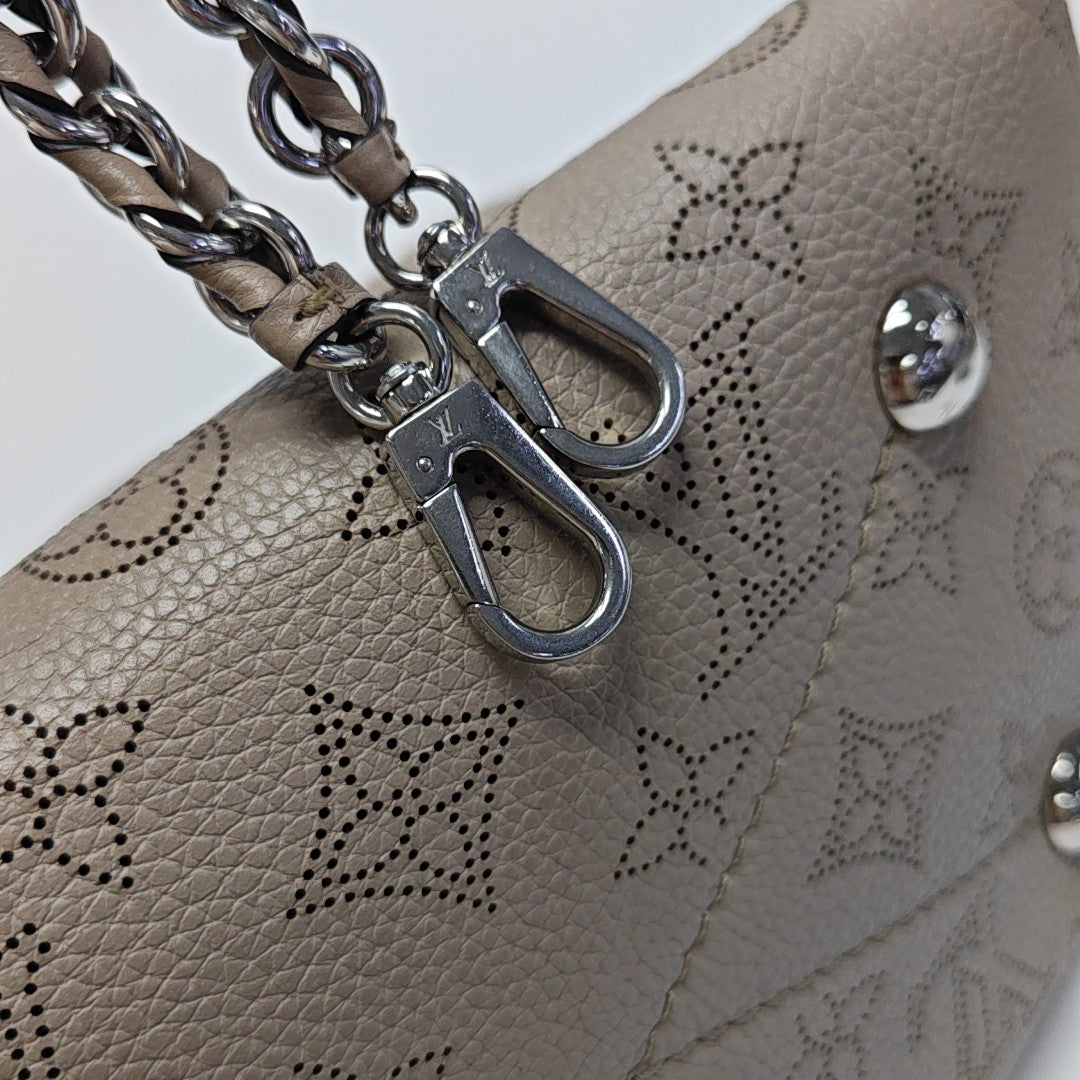 BELLA Monogram Calfskin Gray
