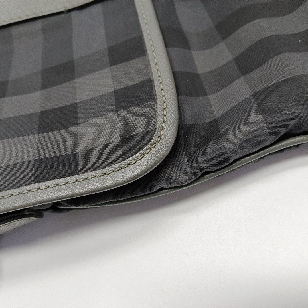 Fabric Shoulder Bag Gray
