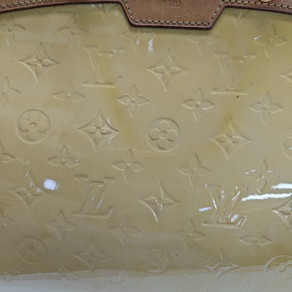 BREA MM Monogram Patent Leather Yellow