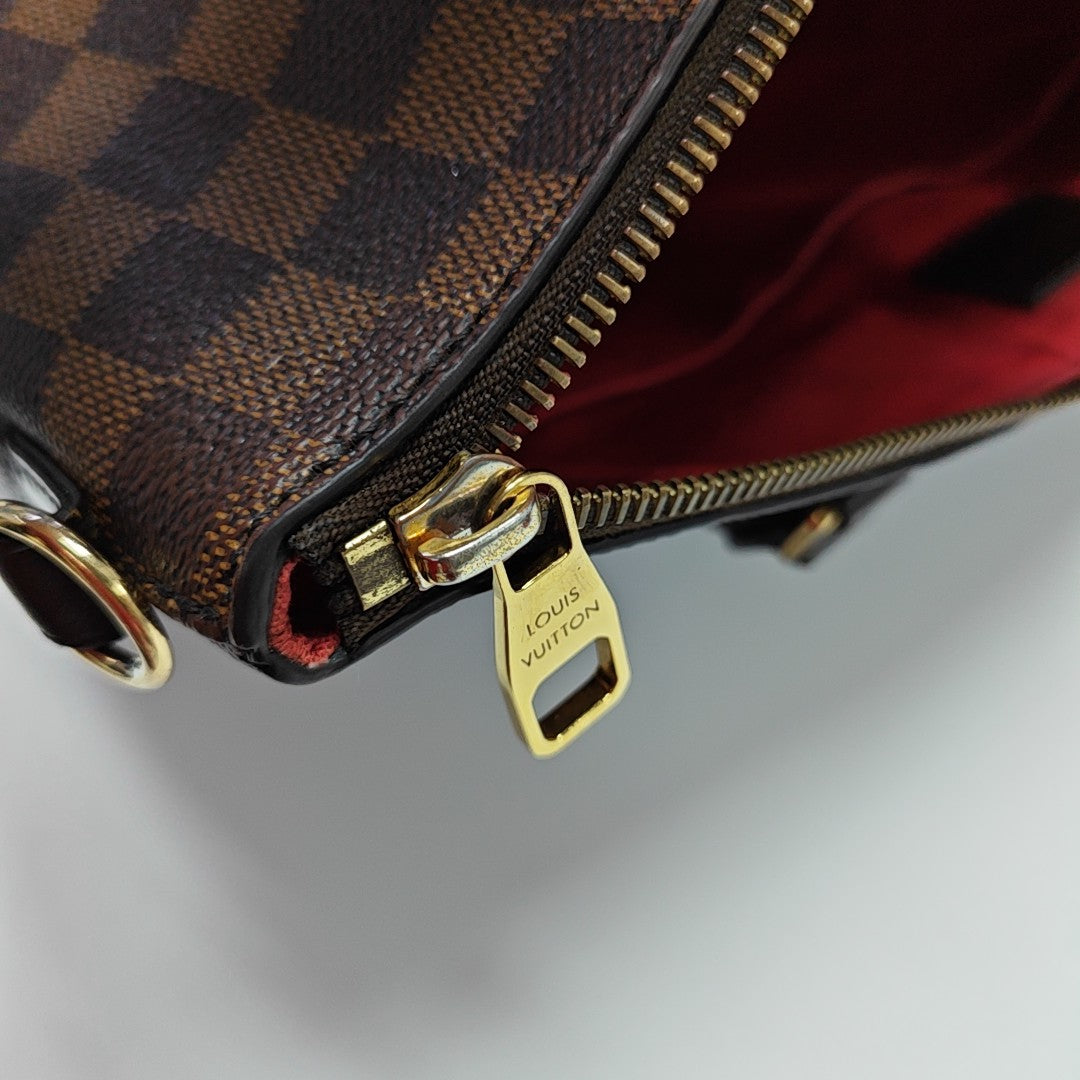 PALERMO PM Damier Ebene Coated Canvas Brown