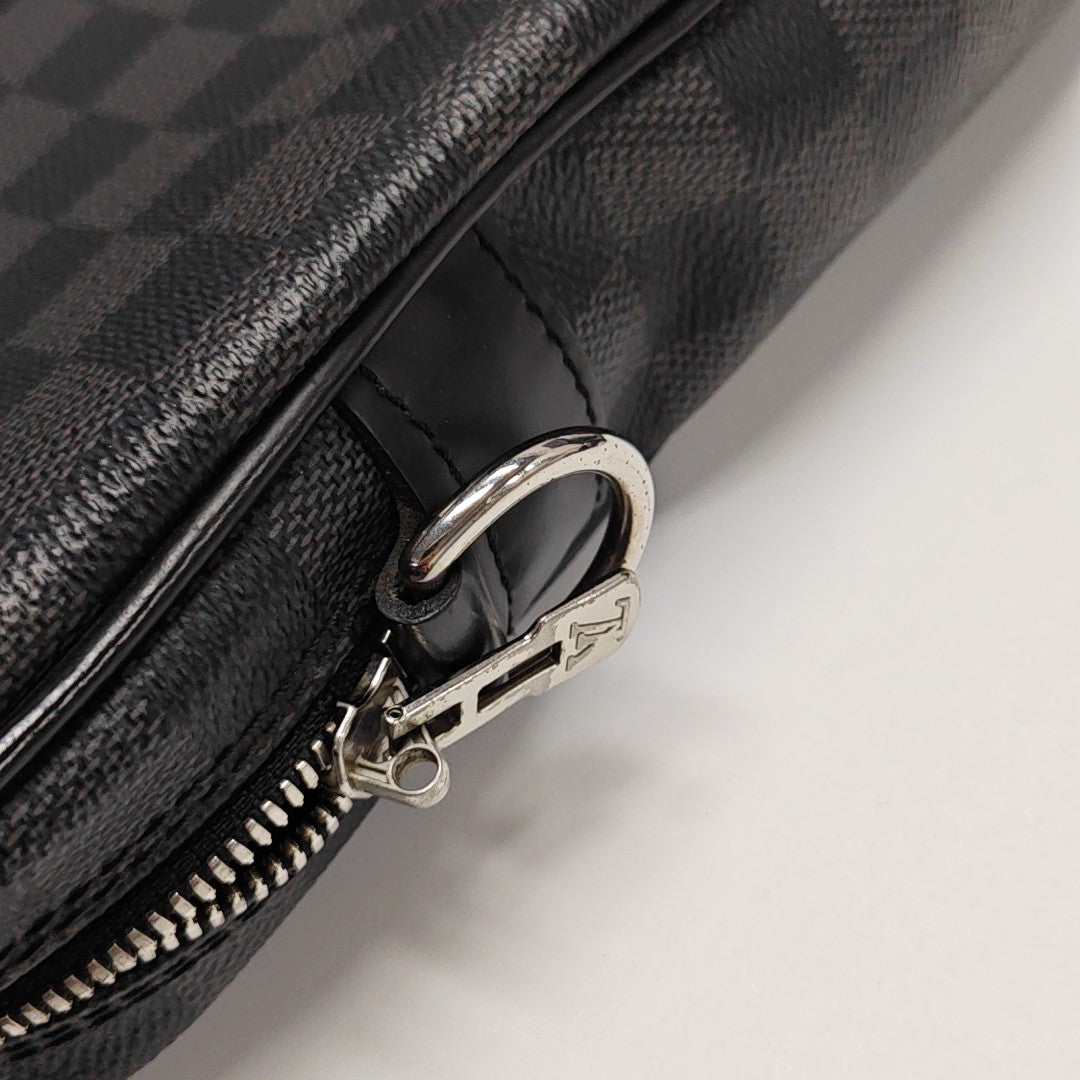 PORTE-DOCUMENTS PM Damier Graphite Coated Canvas Black