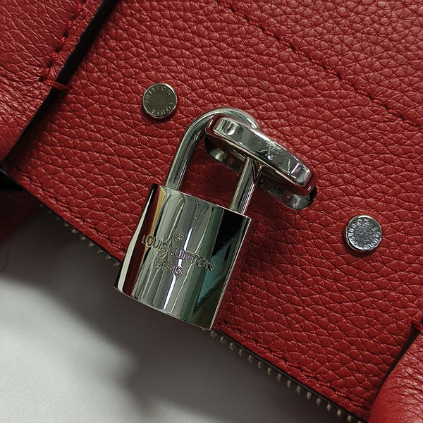 CITY STEAMER PM Calfskin Red