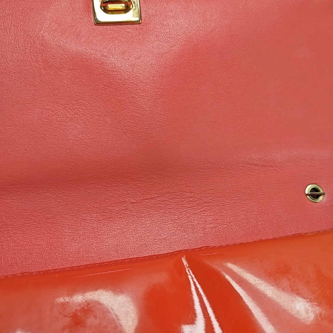 Ginny Patent Leather Orange