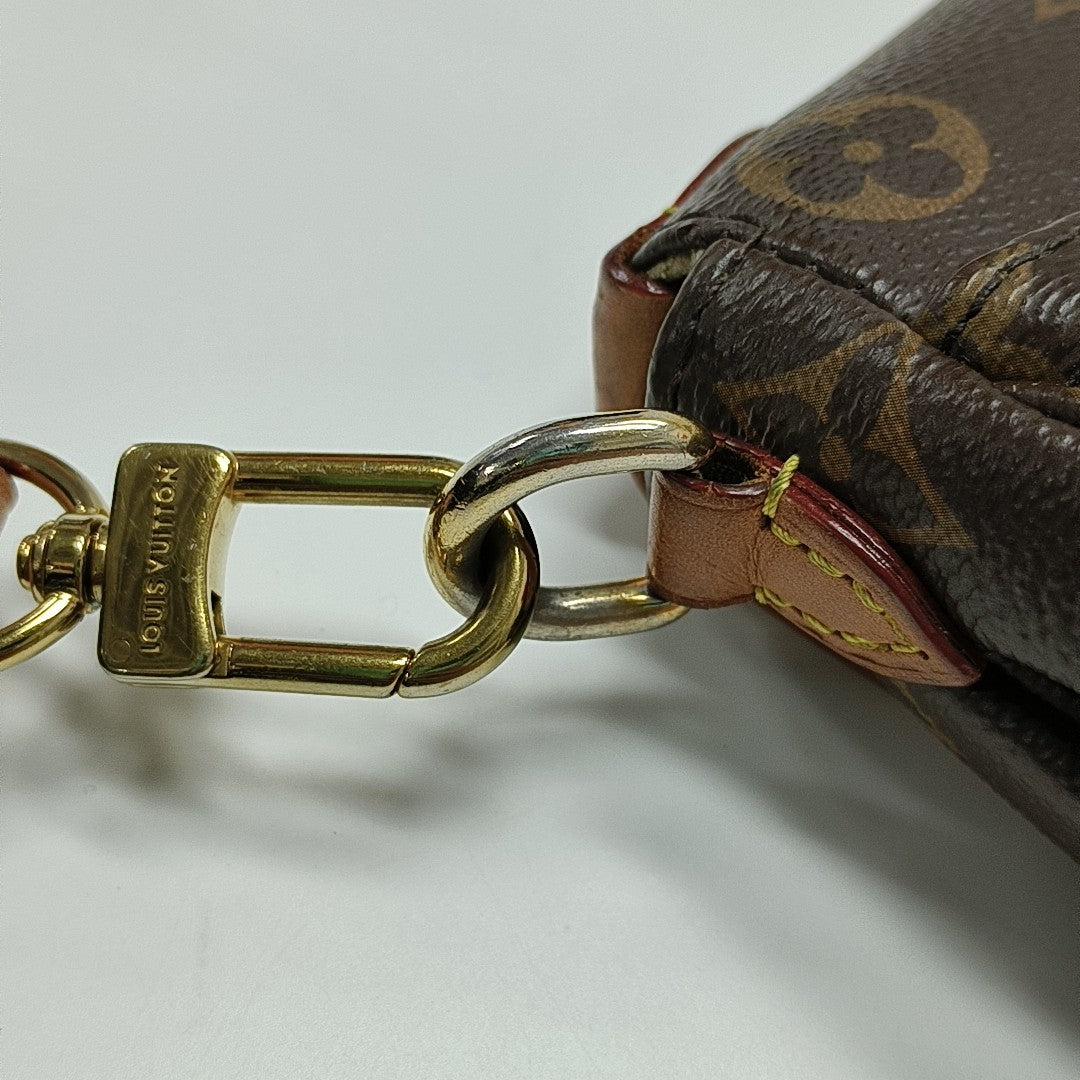 SAUMUR BB Monogram Coated Canvas Brown