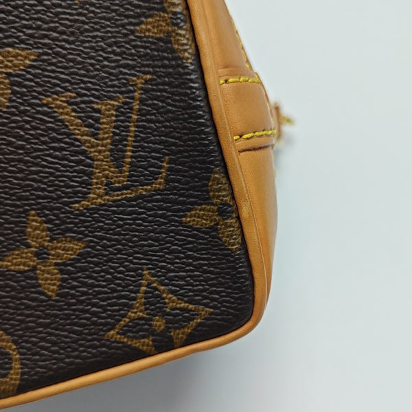 NOÉ Nano Monogram Coated Canvas Brown