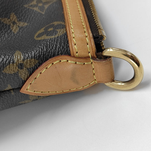 PALERMO PM Monogram Coated Canvas Brown