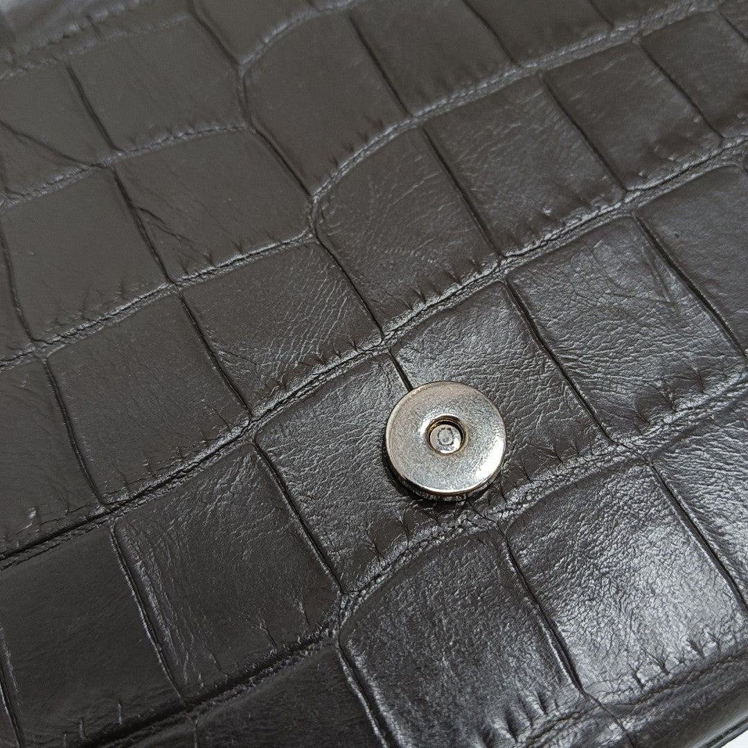 KATE Medium Calfskin Gray