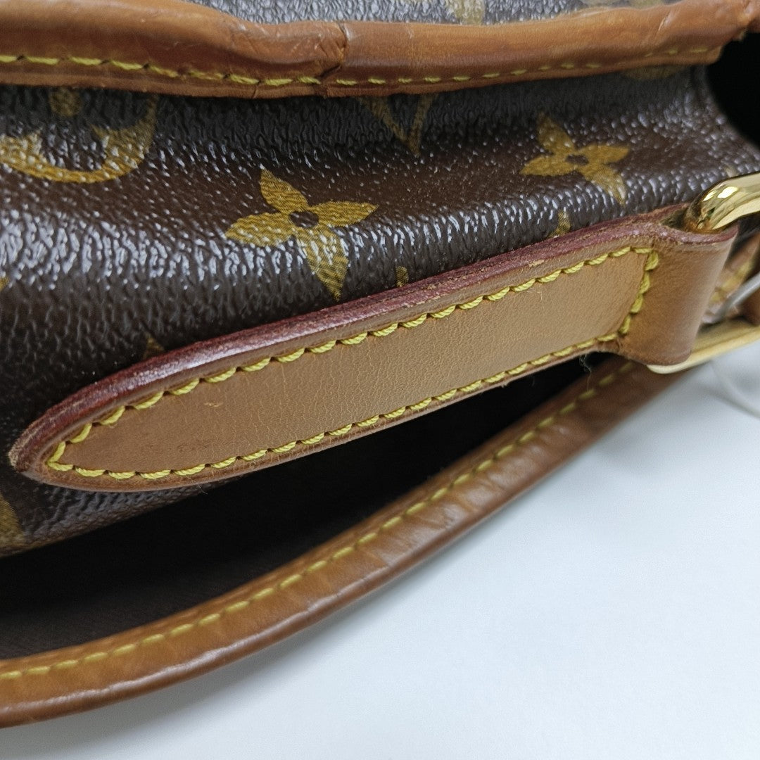 MENILMONTANT MM Monogram Coated Canvas Brown