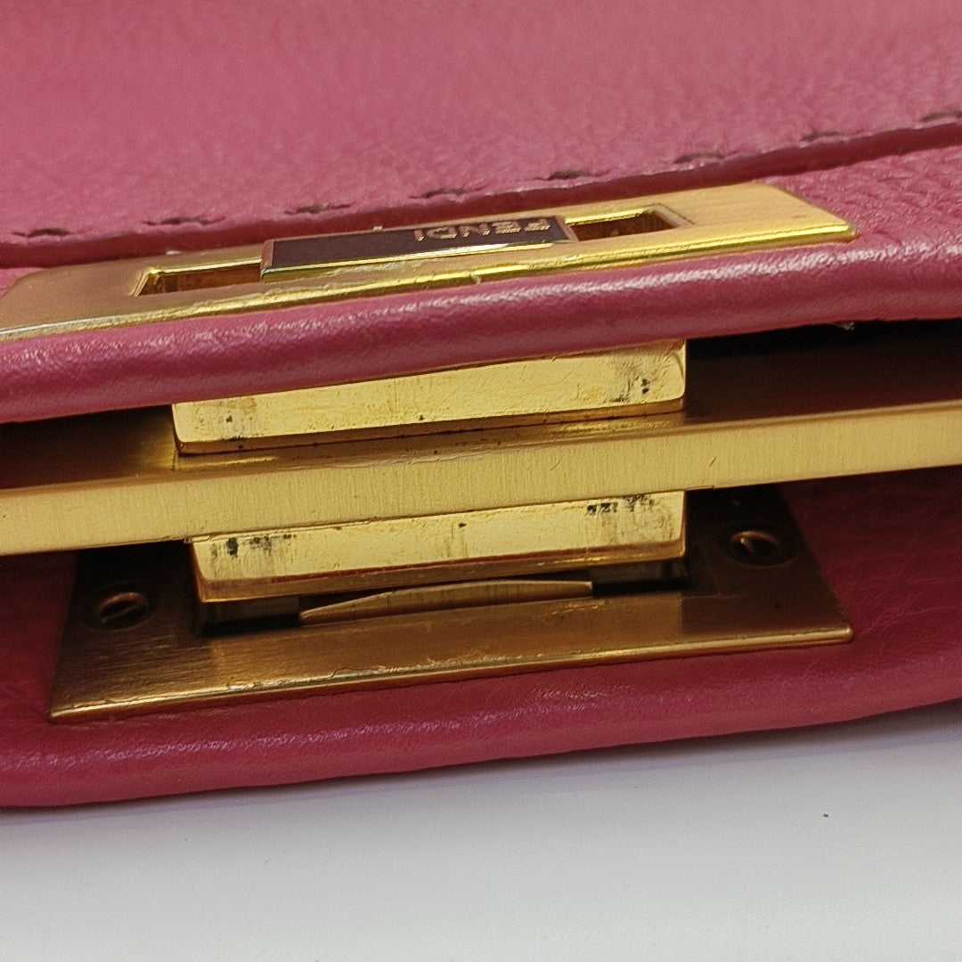 Peekaboo Medium Calfskin Pink