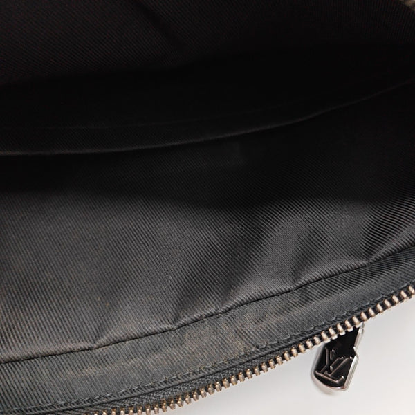 TRIO Monogram Coated Canvas Gray