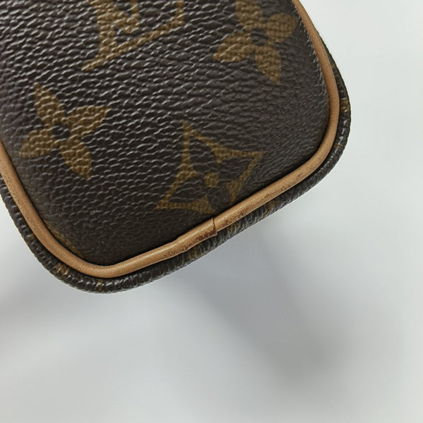 SPEEDY Nano Monogram Coated Canvas Brown