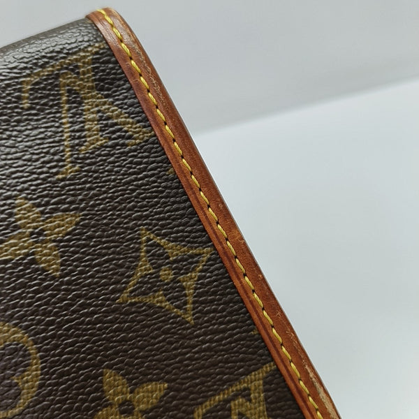 POPINCOURT Monogram Coated Canvas Brown