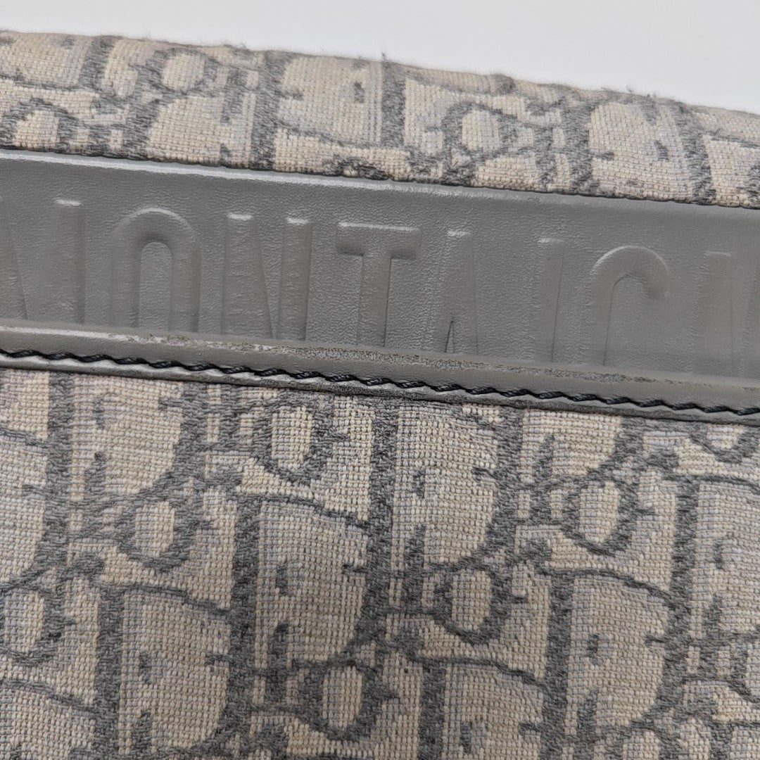 Bobby Medium Oblique Canvas Gray