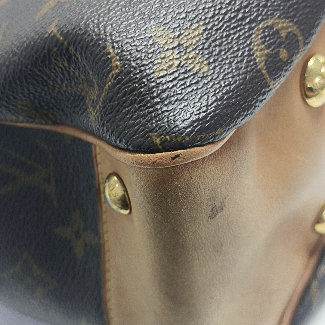 VINTAGE BOETIE PM Monogram Coated Canvas Brown
