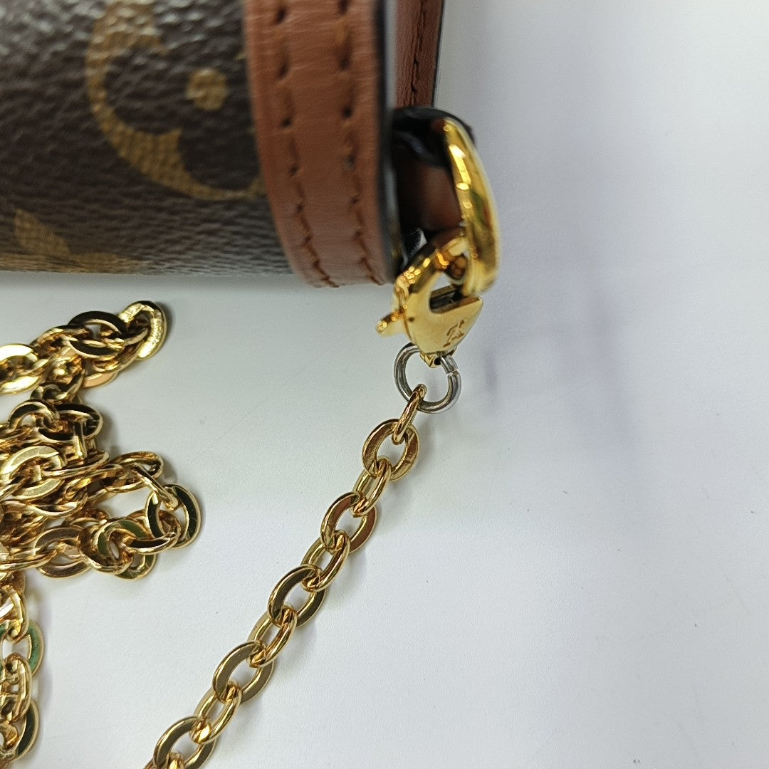 DAUPHINE WOC Monogram Coated Canvas Brown
