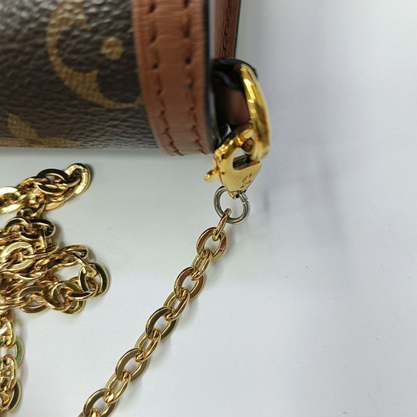 DAUPHINE WOC Monogram Coated Canvas Brown