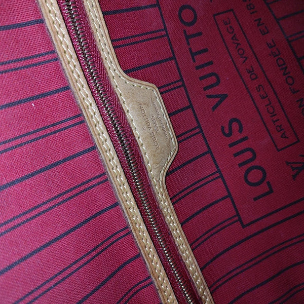 NEVERFULL MM Monogram Coated Canvas Brown