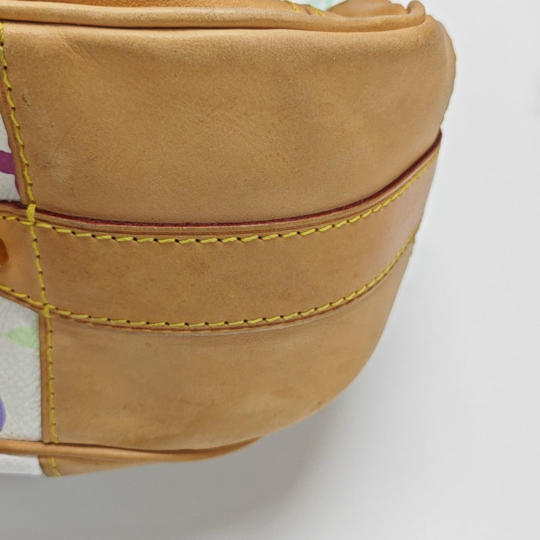 GRETA Monogram Coated Canvas White