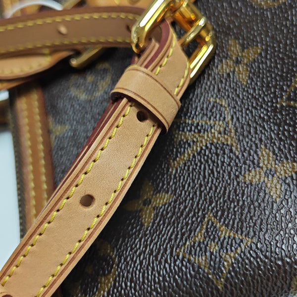 PALERMO PM Monogram Coated Canvas Brown