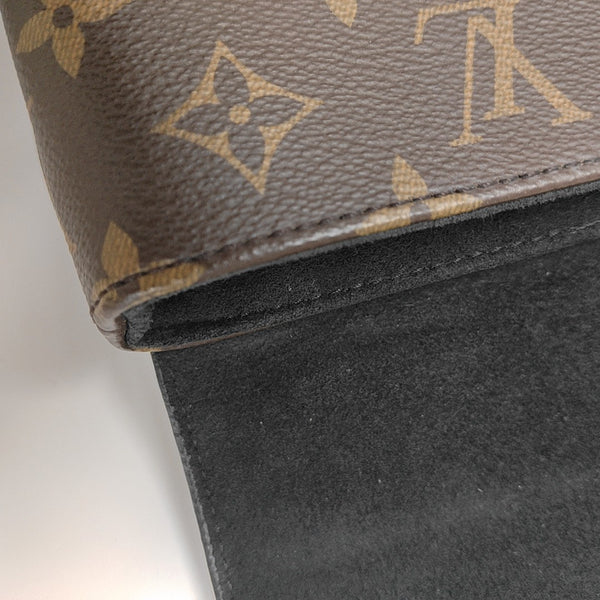 LOCKY BB Monogram Coated Canvas Brown
