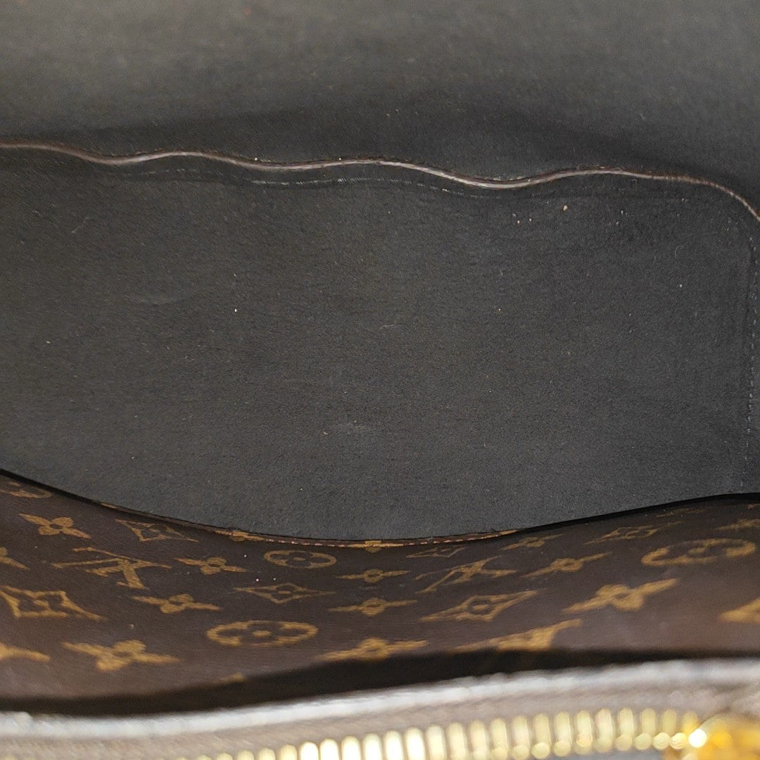 NÉONOÉ MM Monogram Coated Canvas Brown