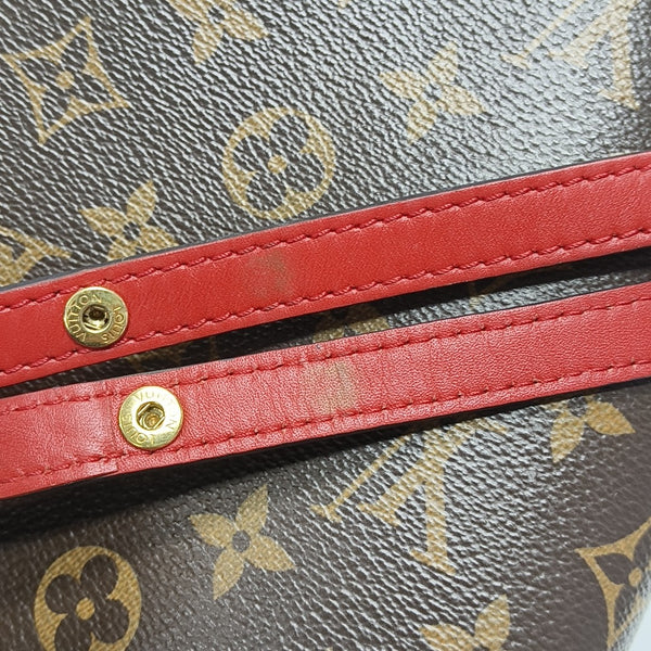 NÉONOÉ MM Monogram Coated Canvas Brown