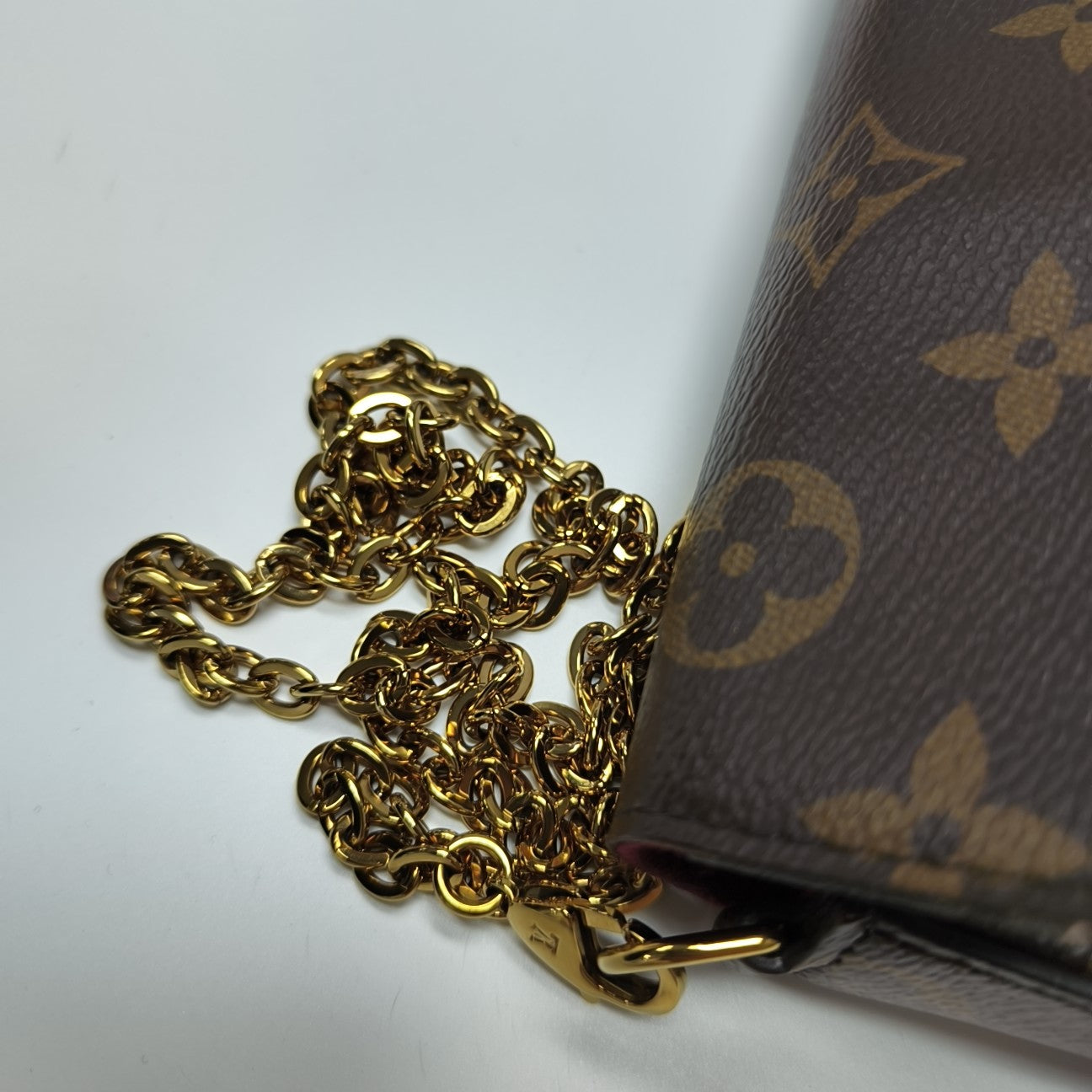 FÉLICIE Monogram Coated Canvas Brown