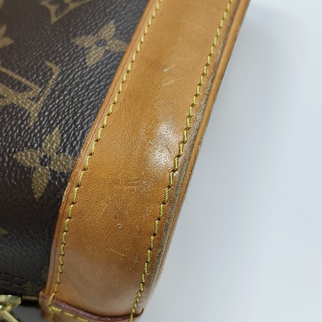 ALMA BB Monogram Coated Canvas Brown