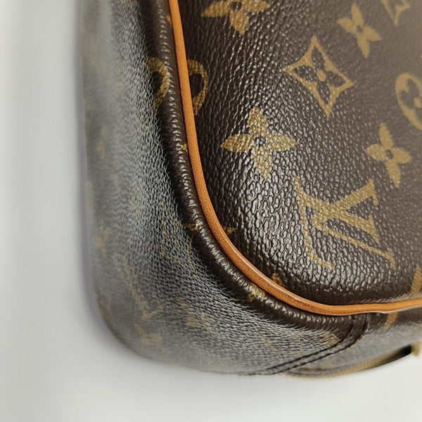 DEAUVILLE Monogram Coated Canvas Brown