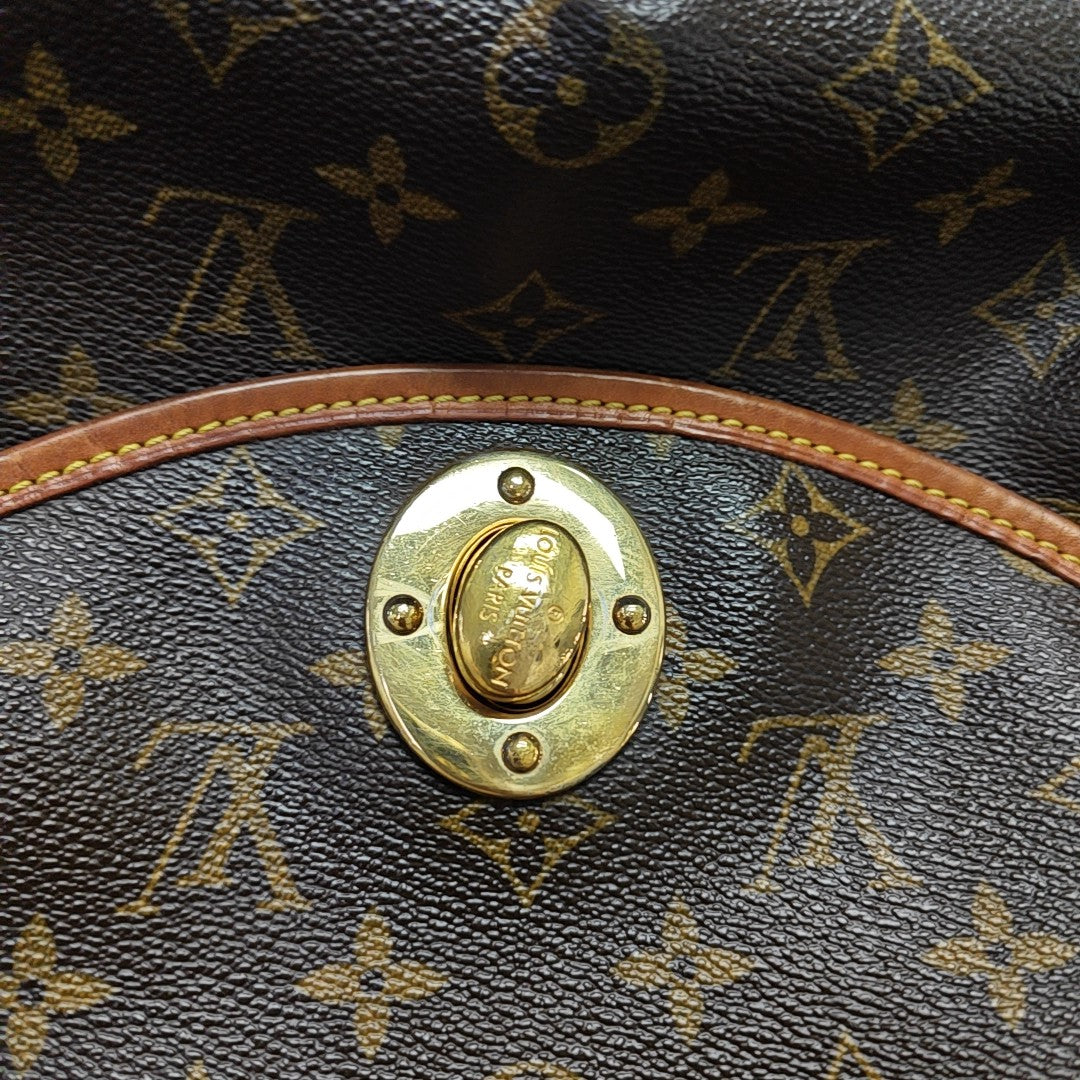 TULUM GM Monogram Coated Canvas Brown