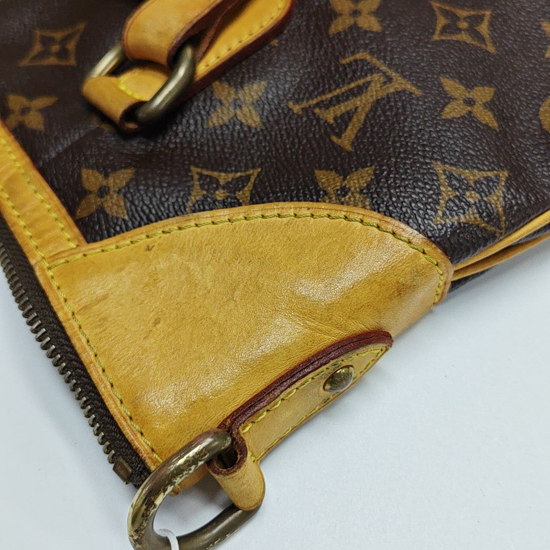 ODEON GM Monogram Coated Canvas Brown