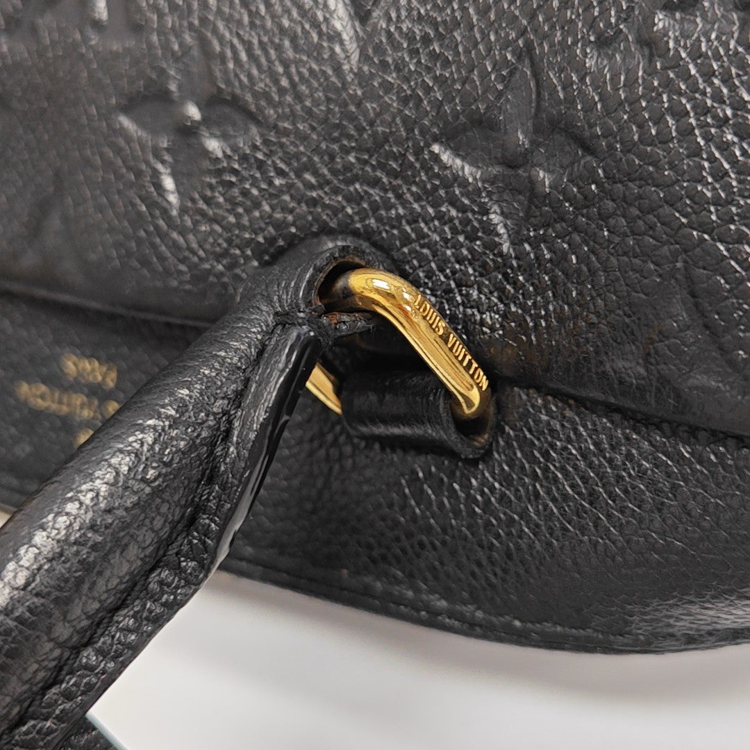 SPEEDY 20 Monogram Calfskin Black